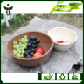 Bamboo fiber bowl salad server sets